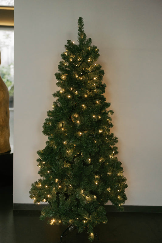 Árbol Verde con Luz LED 1.80 mts